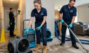 Flood cleanup services in Olathe, KS for water damage restoration and emergency response